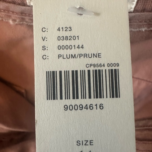 Anthropologie Women's Wide Leg Pants in light cranberry - Picture 3 of 5